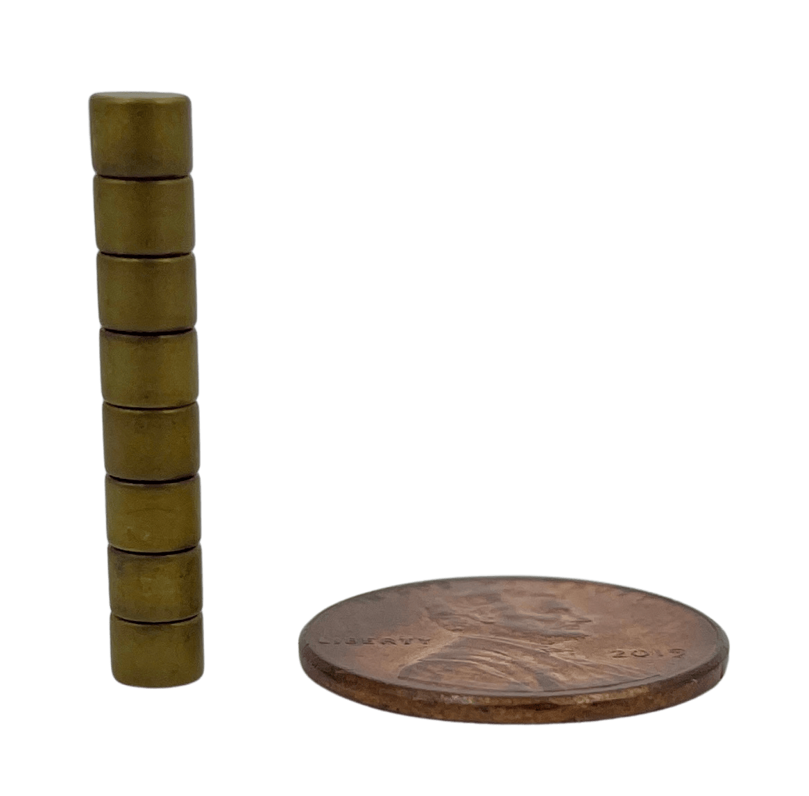 SuperMagnetMan Neodymium Disc Magnet. Used as medical magnets, holding magnets, sensor magnets, consumer electronics magnets. These small magnets are strong rare earth neodymium magnets with Titanium Nitride coating.
