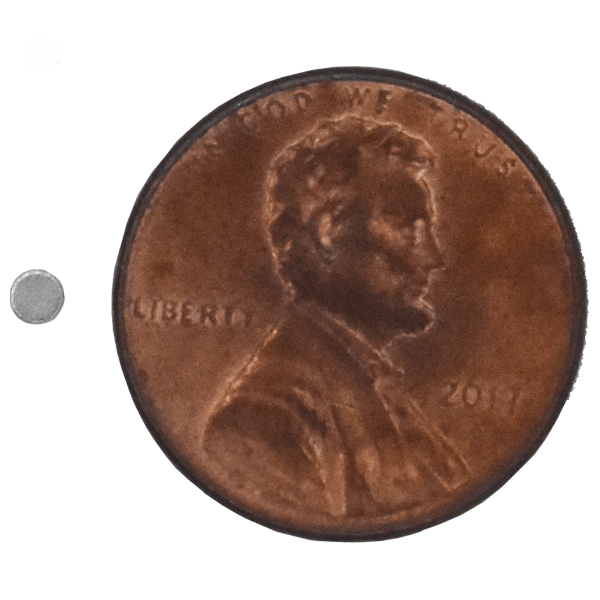 SuperMagnetMan Neodymium Disc Magnet.  Used as medical magnets, holding magnets, sensor magnets, consumer electronics magnets.  These small magnets are strong rare earth neodymium magnets also used as automotive magnets.