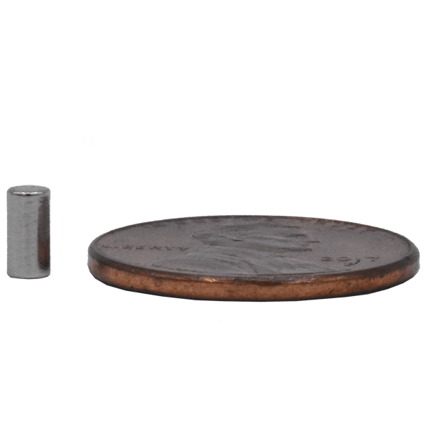 SuperMagnetMan Neodymium Cylinder Magnet.  Used as medical magnets, holding magnets, sensor magnets, consumer electronics magnets.  These cylinder magnets are strong rare earth neodymium magnets also used as automotive magnets.