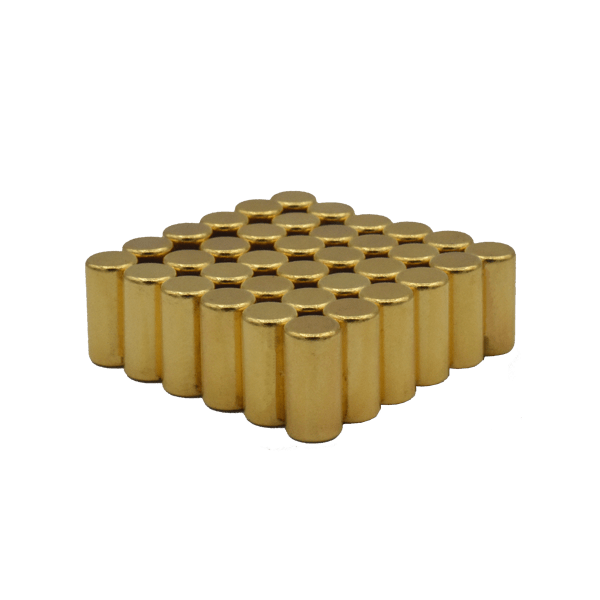 SuperMagnetMan Neodymium Cylinder Magnet.  Used as medical magnets, holding magnets, sensor magnets, consumer electronics magnets.  These cylinder magnets are strong rare earth neodymium magnets also used as automotive magnets.