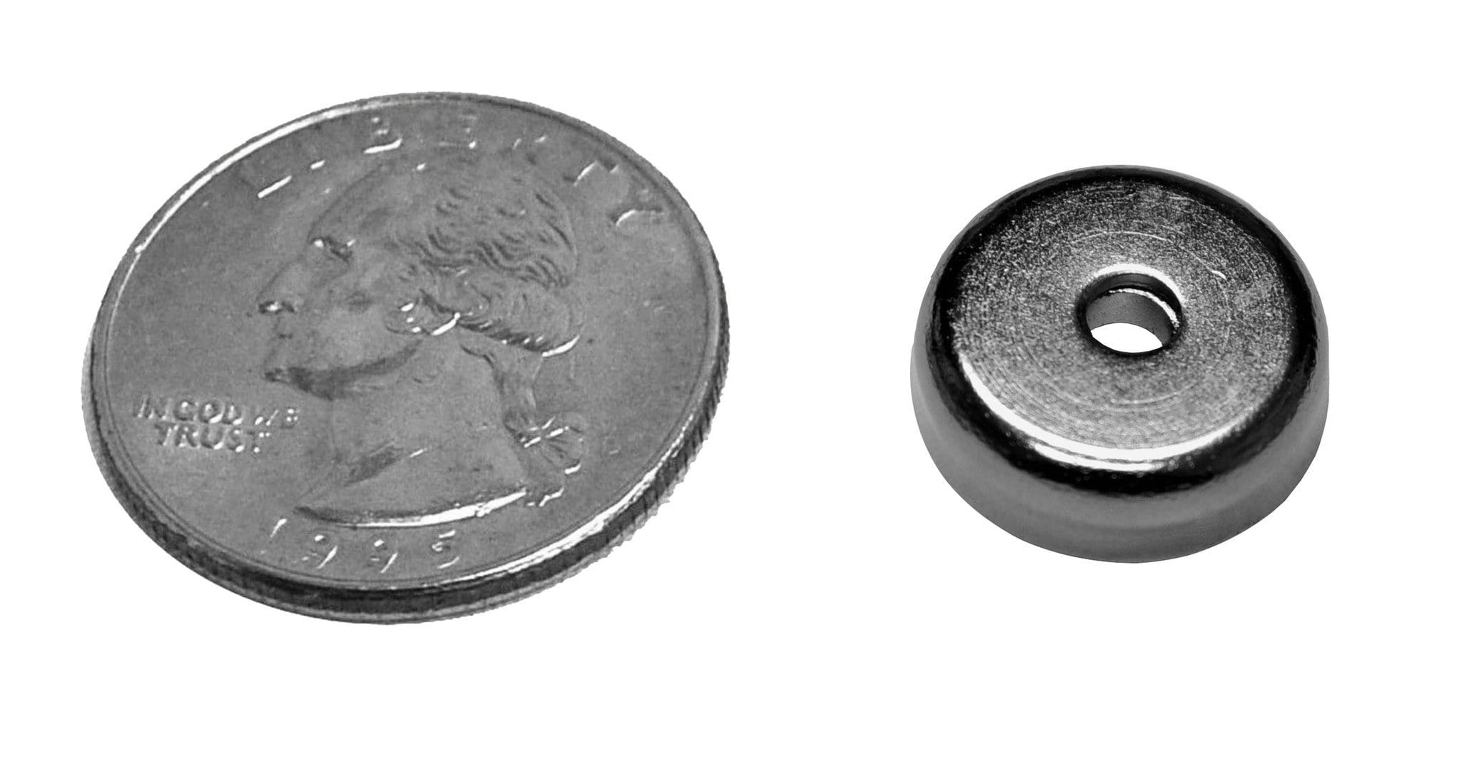 SuperMagnetMan Cap Magnet. Also known as Pot Magnet. Excellent as holding magnets. Provides a strong holding magnet in a smaller area. These holding magnets can provide greater holding and pull force. www.supermagnetman.com