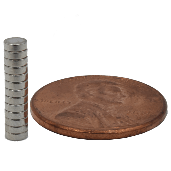 SuperMagnetMan Neodymium Disc Magnet.  Used as medical magnets, holding magnets, sensor magnets, consumer electronics magnets.  These disc magnets are strong rare earth neodymium magnets also used as automotive magnets.