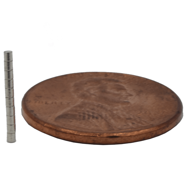 SuperMagnetMan Neodymium Disc Magnet.  Used as medical magnets, holding magnets, sensor magnets, consumer electronics magnets.  These small magnets are strong rare earth neodymium magnets also used as automotive magnets.