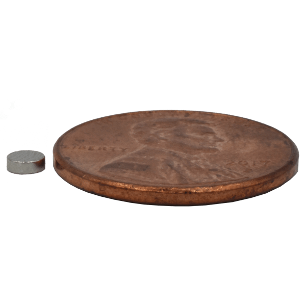 SuperMagnetMan Neodymium Disc Magnet.  Used as medical magnets, holding magnets, sensor magnets, consumer electronics magnets.  These small magnets are strong rare earth neodymium magnets also used as automotive magnets.