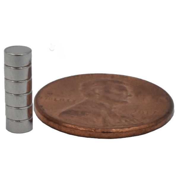 SuperMagnetMan Neodymium Disc Magnet.  Used as medical magnets, holding magnets, sensor magnets, consumer electronics magnets.  These small magnets are strong rare earth neodymium magnets also used as automotive magnets.