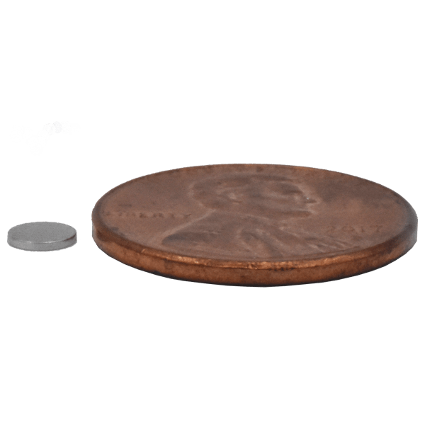 SuperMagnetMan Neodymium Disc Magnet.  Used as medical magnets, holding magnets, sensor magnets, consumer electronics magnets.  These small magnets are strong rare earth neodymium magnets also used as automotive magnets.