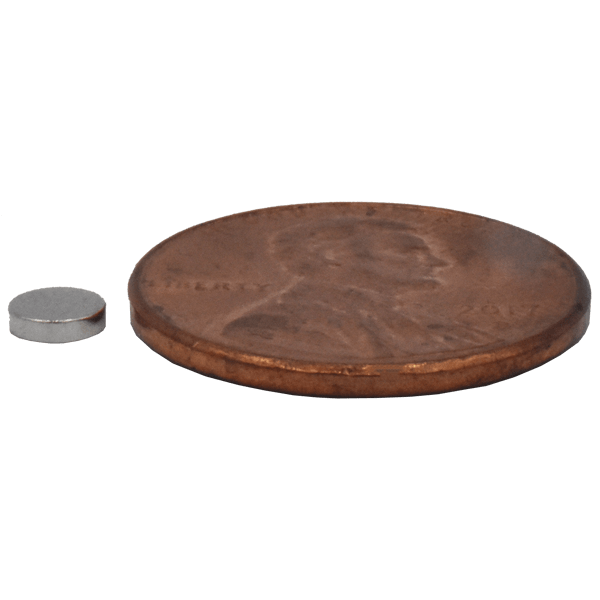 4mm dia x 1mm th Neodymium Disc Magnet N50 | SuperMagnetMan