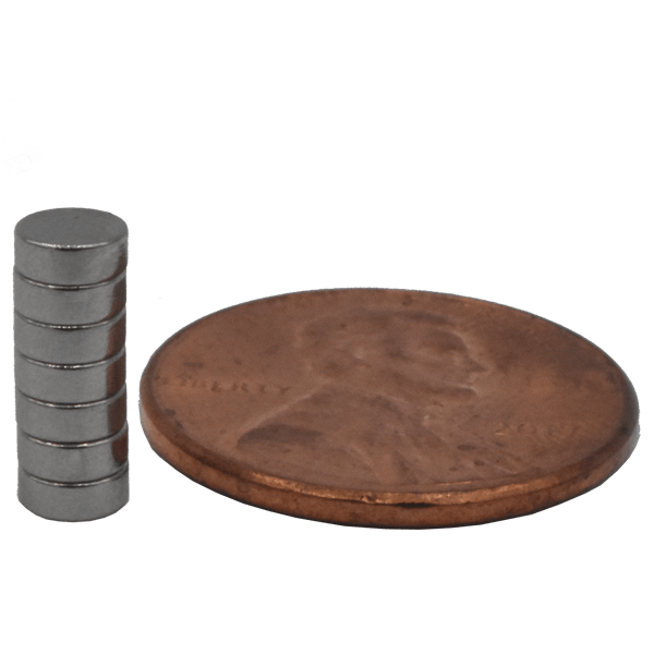 SuperMagnetMan Neodymium Disc Magnet.  Used as medical magnets, holding magnets, sensor magnets, consumer electronics magnets.  These small magnets are strong rare earth neodymium magnets also used as automotive magnets.