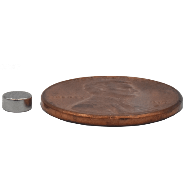 SuperMagnetMan Neodymium Disc Magnet.  Used as medical magnets, holding magnets, sensor magnets, consumer electronics magnets.  These small magnets are strong rare earth neodymium magnets also used as automotive magnets.