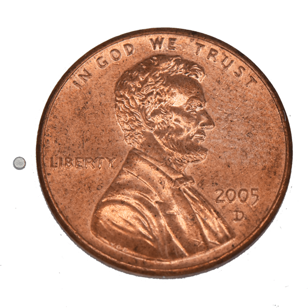 SuperMagnetMan Neodymium Disc Magnet.  Used as medical magnets, holding magnets, sensor magnets, consumer electronics magnets.  These small magnets are strong rare earth neodymium magnets also used as automotive magnets.