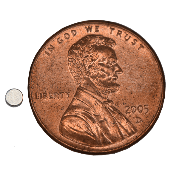 SuperMagnetMan Neodymium Disc Magnet.  Used as medical magnets, holding magnets, sensor magnets, consumer electronics magnets.  These small magnets are strong rare earth neodymium magnets also used as automotive magnets.