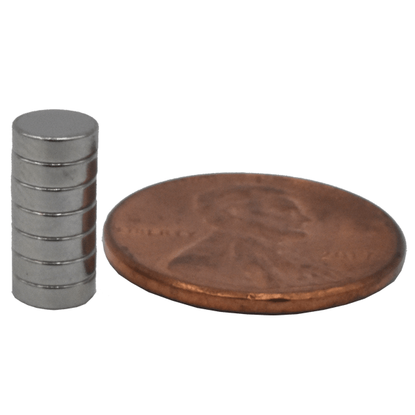 SuperMagnetMan Neodymium Disc Magnet.  Used as medical magnets, holding magnets, sensor magnets, consumer electronics magnets.  These disc magnets are strong rare earth neodymium magnets also used as automotive magnets.