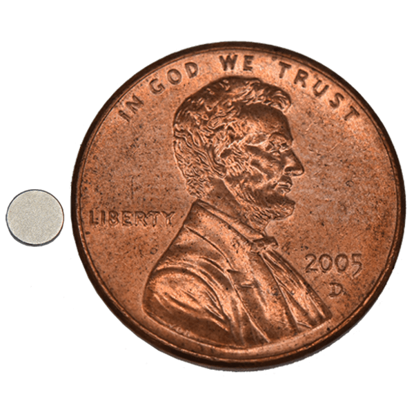 SuperMagnetMan Neodymium Disc Magnet.  Used as medical magnets, holding magnets, sensor magnets, consumer electronics magnets.  These disc magnets are strong rare earth neodymium magnets also used as automotive magnets.