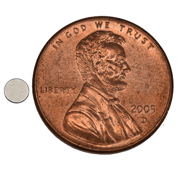 SuperMagnetMan Neodymium Disc Magnet.  Used as medical magnets, holding magnets, sensor magnets, consumer electronics magnets.  These disc magnets are strong rare earth neodymium magnets also used as automotive magnets.