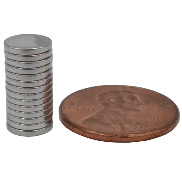 SuperMagnetMan Neodymium Disc Magnet.  Used as medical magnets, holding magnets, sensor magnets, consumer electronics magnets.  These disc magnets are strong rare earth neodymium magnets also used as automotive magnets.