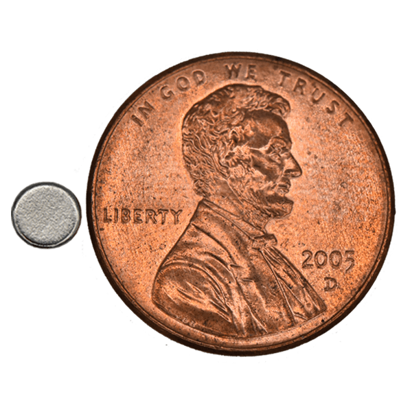 SuperMagnetMan Neodymium Disc Magnet.  Used as medical magnets, holding magnets, sensor magnets, consumer electronics magnets.  These disc magnets are strong rare earth neodymium magnets also used as automotive magnets.