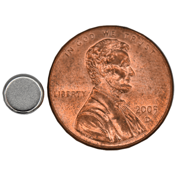 SuperMagnetMan Neodymium Disc Magnet.  Used as medical magnets, holding magnets, sensor magnets, consumer electronics magnets.  These disc magnets are strong rare earth neodymium magnets also used as automotive magnets.