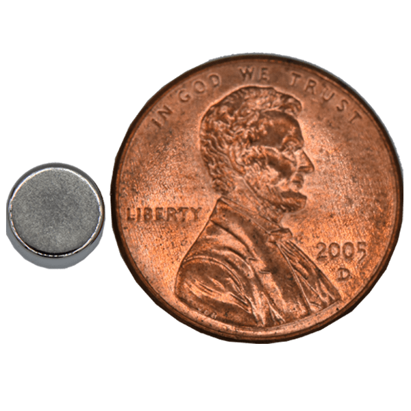 SuperMagnetMan Neodymium Disc Magnet.  Used as medical magnets, holding magnets, sensor magnets, consumer electronics magnets.  These disc magnets are strong rare earth neodymium magnets also used as automotive magnets.