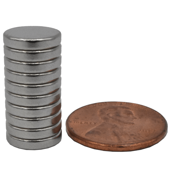 SuperMagnetMan Neodymium Disc Magnet.  Used as medical magnets, holding magnets, sensor magnets, consumer electronics magnets.  These disc magnets are strong rare earth neodymium magnets also used as automotive magnets.