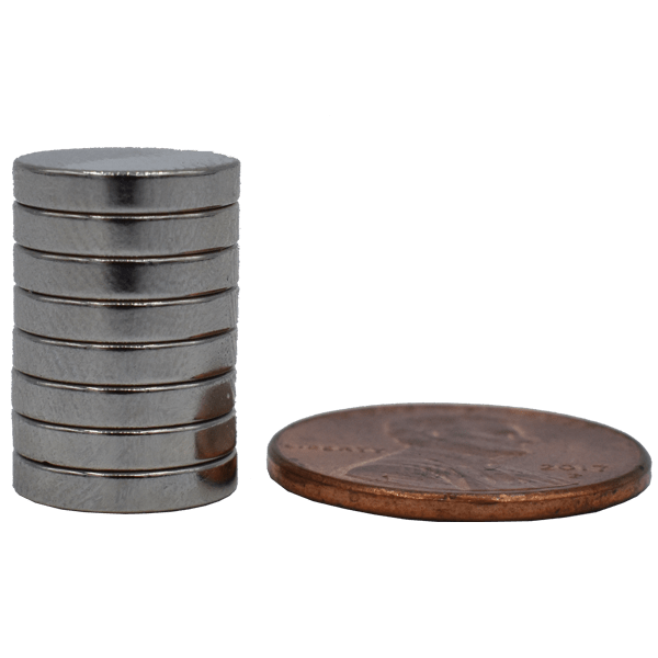 SuperMagnetMan Neodymium Disc Magnet.  Used as medical magnets, holding magnets, sensor magnets, consumer electronics magnets.  These disc magnets are strong rare earth neodymium magnets also used as automotive magnets.