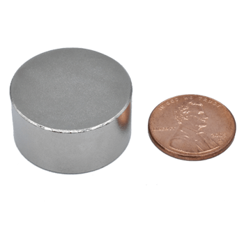 SuperMagnetMan Samarium Cobalt Disc Magnet.  Great as high temperature magnets. Used as aerospace magnets, military magnets, sensor magnets, consumer electronics magnets.  These disc magnets are strong rare earth SmCo magnets also used as automotive magnets. 