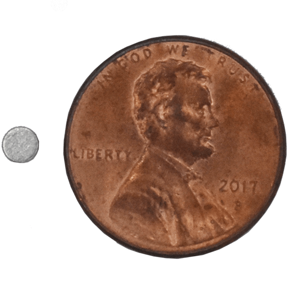 SuperMagnetMan Neodymium Disc Magnet.  Used as medical magnets, holding magnets, sensor magnets, consumer electronics magnets.  These small magnets are strong rare earth neodymium magnets also used as automotive magnets.