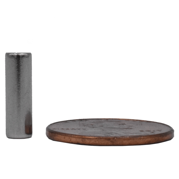 SuperMagnetMan Neodymium Cylinder Magnet.  Used as medical magnets, holding magnets, sensor magnets, consumer electronics magnets.  These cylinder magnets are strong rare earth neodymium magnets also used as automotive magnets.