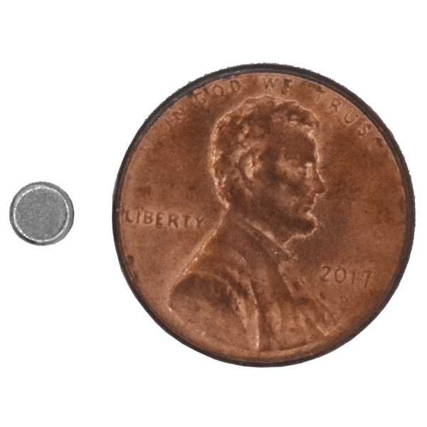 SuperMagnetMan Neodymium Cylinder Magnet.  Used as medical magnets, holding magnets, sensor magnets, consumer electronics magnets.  These cylinder magnets are strong rare earth neodymium magnets also used as automotive magnets.