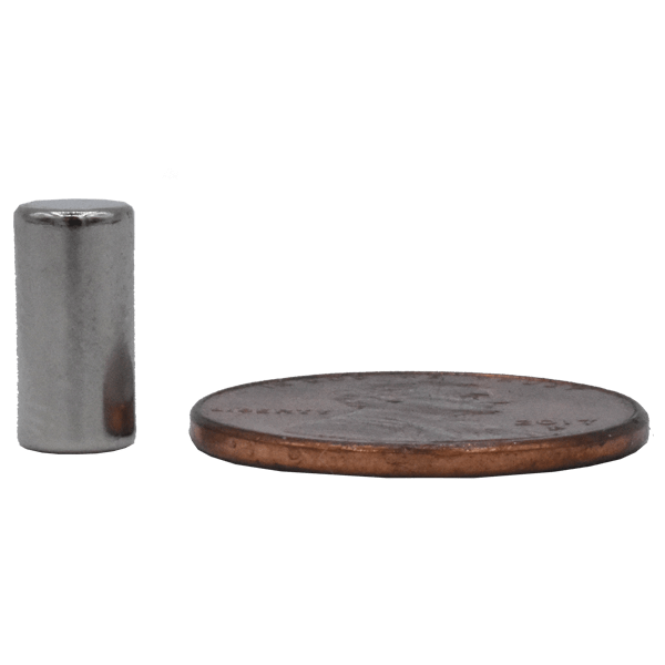 SuperMagnetMan Neodymium Cylinder Magnet.  Used as medical magnets, holding magnets, sensor magnets, consumer electronics magnets.  These cylinder magnets are strong rare earth neodymium magnets also used as automotive magnets.