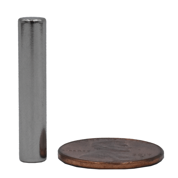 SuperMagnetMan Neodymium Cylinder Magnet.  Used as medical magnets, holding magnets, sensor magnets, consumer electronics magnets.  These cylinder magnets are strong rare earth neodymium magnets also used as automotive magnets.