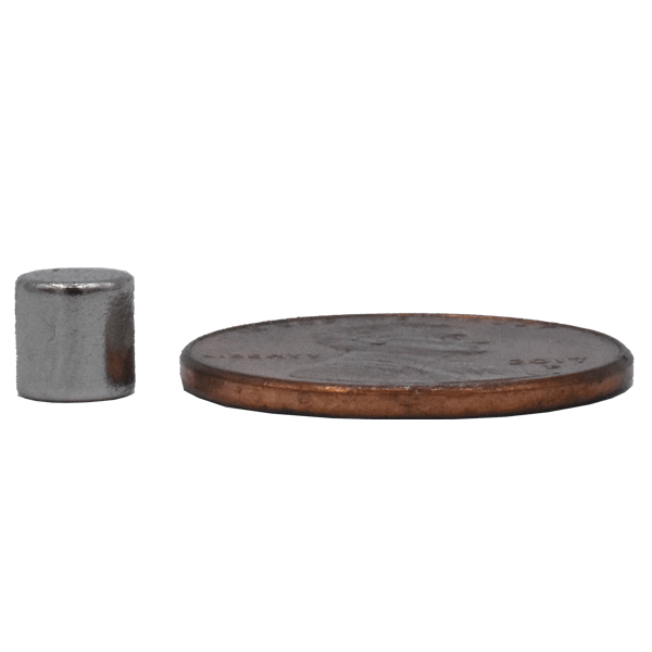 SuperMagnetMan Neodymium Cylinder Magnet.  Used as medical magnets, holding magnets, sensor magnets, consumer electronics magnets.  These cylinder magnets are strong rare earth neodymium magnets also used as automotive magnets.