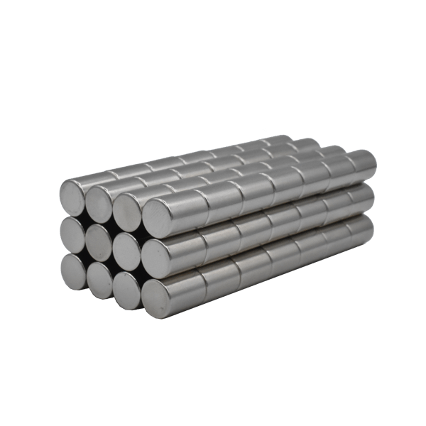 SuperMagnetMan Neodymium Cylinder Magnet.  Used as medical magnets, holding magnets, sensor magnets, consumer electronics magnets.  These cylinder magnets are strong rare earth neodymium magnets also used as automotive magnets.