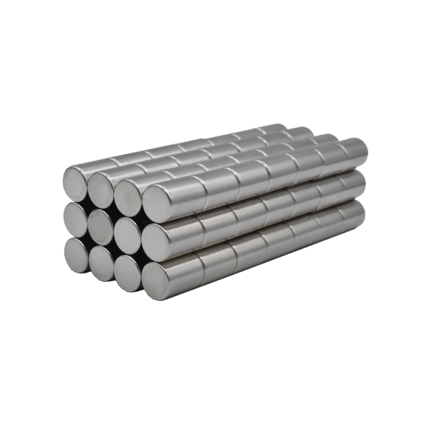 SuperMagnetMan Neodymium Cylinder Magnet.  Used as medical magnets, holding magnets, sensor magnets, consumer electronics magnets.  These cylinder magnets are strong rare earth neodymium magnets also used as automotive magnets.