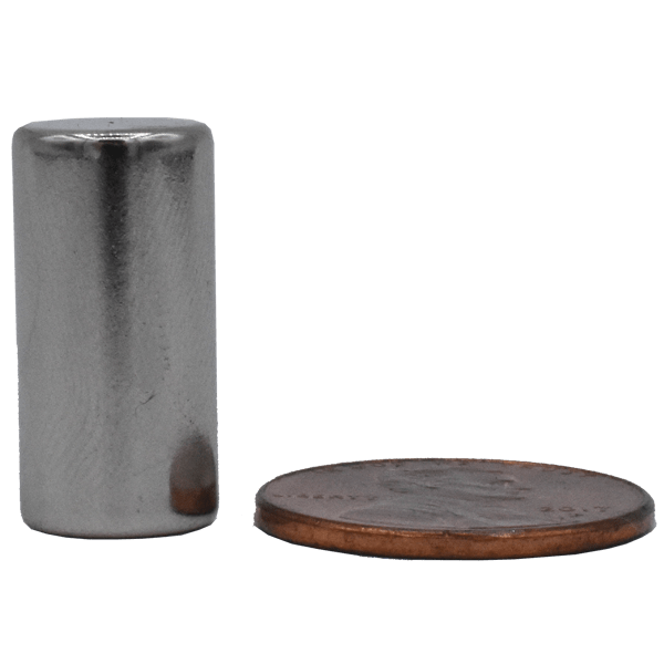 SuperMagnetMan Neodymium Cylinder Magnet.  Used as medical magnets, holding magnets, sensor magnets, consumer electronics magnets.  These cylinder magnets are strong rare earth neodymium magnets also used as automotive magnets.