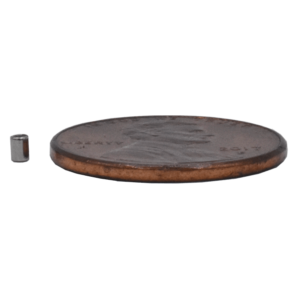 SuperMagnetMan Neodymium Cylinder Magnet.  Used as medical magnets, holding magnets, sensor magnets, consumer electronics magnets.  These cylinder magnets are strong rare earth neodymium magnets also used as automotive magnets.