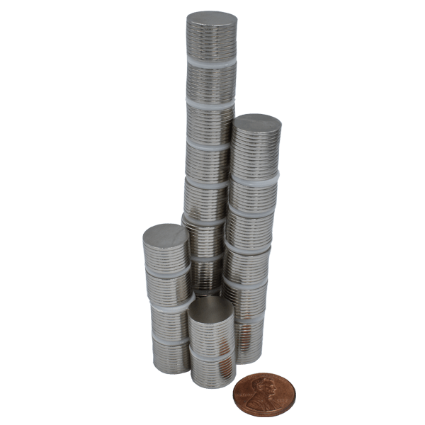 SuperMagnetMan Neodymium Disc Magnet.  Used as medical magnets, holding magnets, sensor magnets, consumer electronics magnets.  These disc magnets are strong rare earth neodymium magnets also used as automotive magnets.