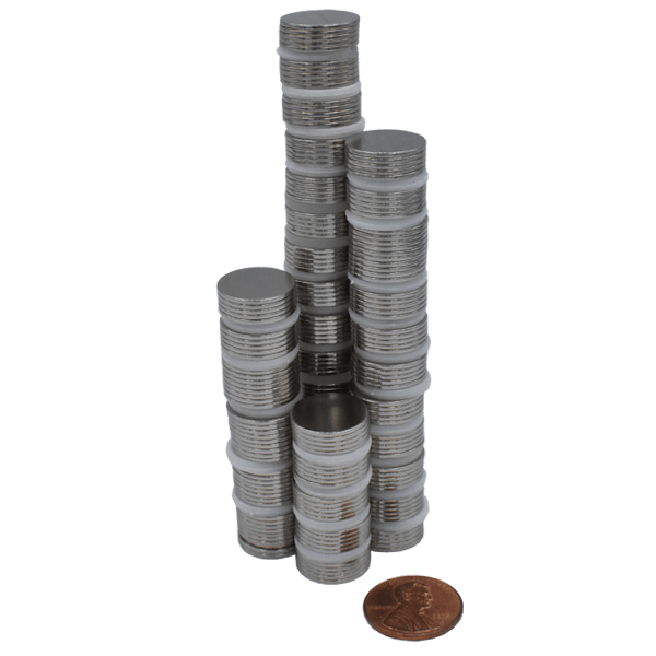 SuperMagnetMan Neodymium Disc Magnet.  Used as medical magnets, holding magnets, sensor magnets, consumer electronics magnets.  These disc magnets are strong rare earth neodymium magnets also used as automotive magnets.