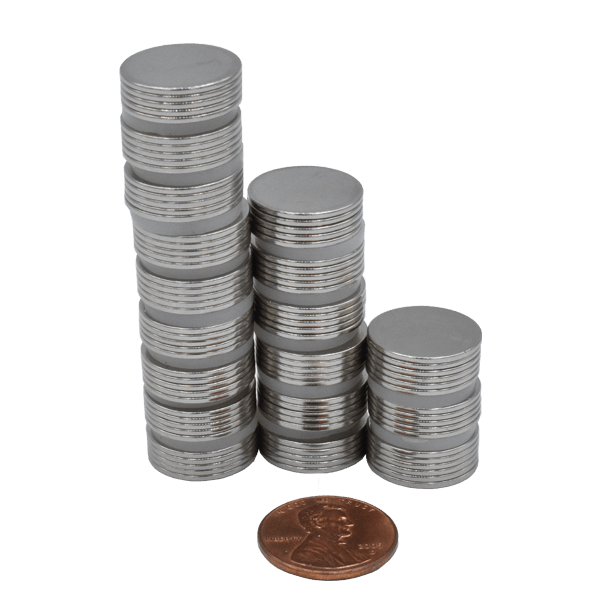 SuperMagnetMan Neodymium Disc Magnet.  Used as medical magnets, holding magnets, sensor magnets, consumer electronics magnets.  These disc magnets are strong rare earth neodymium magnets also used as automotive magnets.