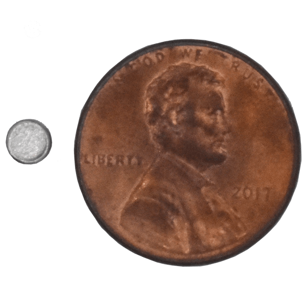 SuperMagnetMan Neodymium Disc Magnet.  Used as medical magnets, holding magnets, sensor magnets, consumer electronics magnets.  These small magnets are strong rare earth neodymium magnets also used as automotive magnets.