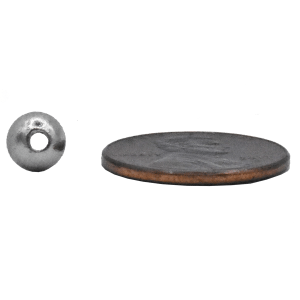 Maul boule demi-sphère magnétique 30 mm argentée (10 pièces) Maul