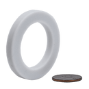 SuperMagnetMan Teflon coated neodymium ring magnet.  Used as medical magnets, sensor magnets, motor magnets, and consumer electronics magnets.  Teflon coated ring magnets are strong rare earth magnets and the Teflon coating provides great protection to the neodymium magnet.  www.supermagnetman.com