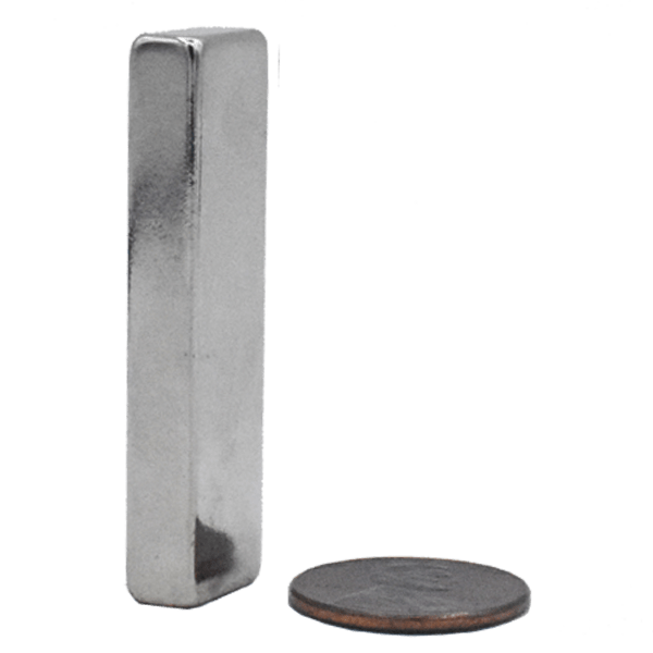 Neodymium Rectangle Magnet 44.45mm L x 12.70mm W x 6.35mm th N40 ...