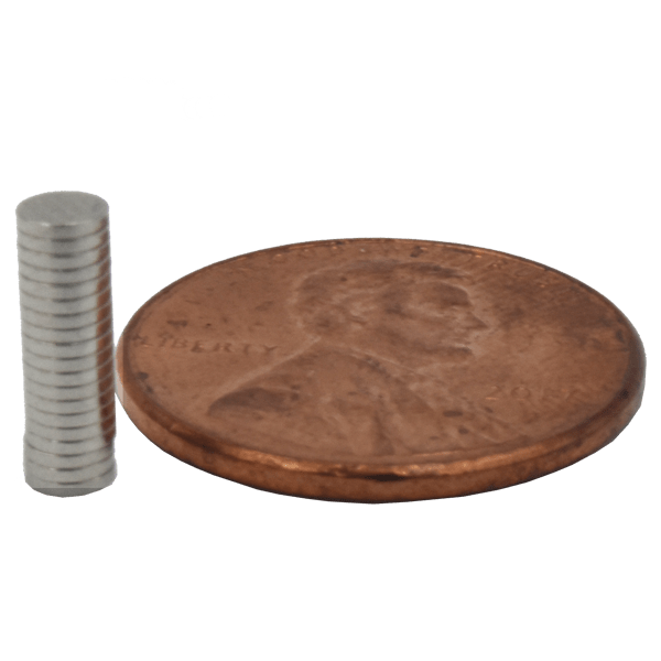 SuperMagnetMan Neodymium Disc Magnet.  Used as medical magnets, holding magnets, sensor magnets, consumer electronics magnets.  These small magnets are strong rare earth neodymium magnets also used as automotive magnets. 