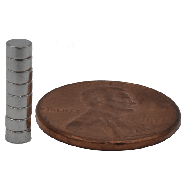 SuperMagnetMan Neodymium Disc Magnet.  Used as medical magnets, holding magnets, sensor magnets, consumer electronics magnets.  These small magnets are strong rare earth neodymium magnets also used as automotive magnets. 