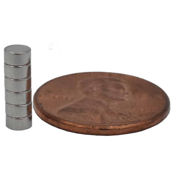SuperMagnetMan Neodymium Disc Magnet.  Used as medical magnets, holding magnets, sensor magnets, consumer electronics magnets.  These small magnets are strong rare earth neodymium magnets also used as automotive magnets. 
