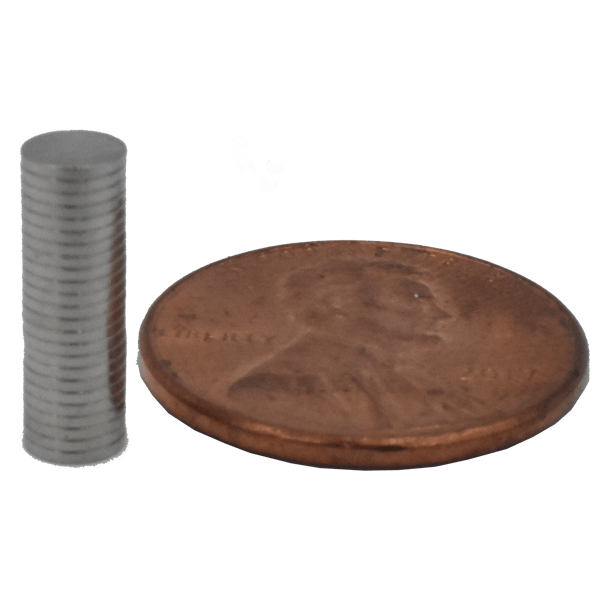 SuperMagnetMan Neodymium Disc Magnet.  Used as medical magnets, holding magnets, sensor magnets, consumer electronics magnets.  These small magnets are strong rare earth neodymium magnets also used as automotive magnets. 