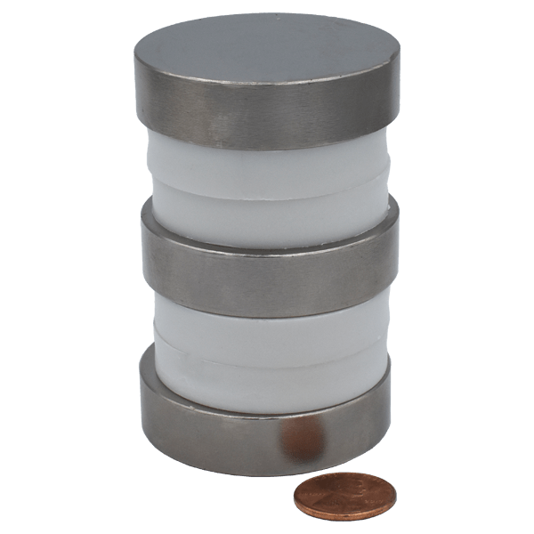 SuperMagnetMan Neodymium Disc Magnet.  Used as medical magnets, holding magnets, sensor magnets, consumer electronics magnets.  These disc magnets are strong rare earth neodymium magnets also used as automotive magnets. 