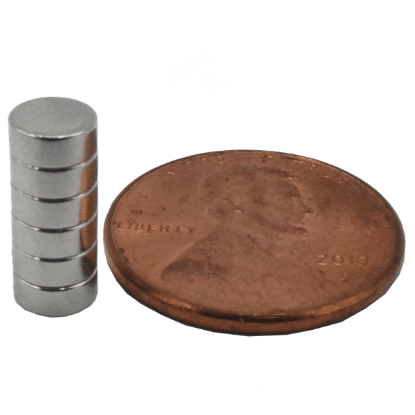 SuperMagnetMan Neodymium Disc Magnet.  Used as medical magnets, holding magnets, sensor magnets, consumer electronics magnets.  These disc magnets are strong rare earth neodymium magnets also used as automotive magnets. 