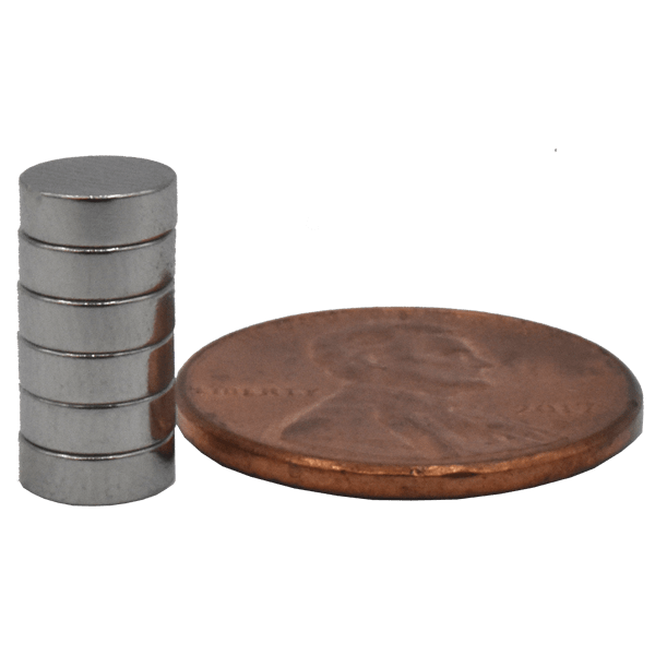 SuperMagnetMan Neodymium Disc Magnet.  Used as medical magnets, holding magnets, sensor magnets, consumer electronics magnets.  These disc magnets are strong rare earth neodymium magnets also used as automotive magnets. 