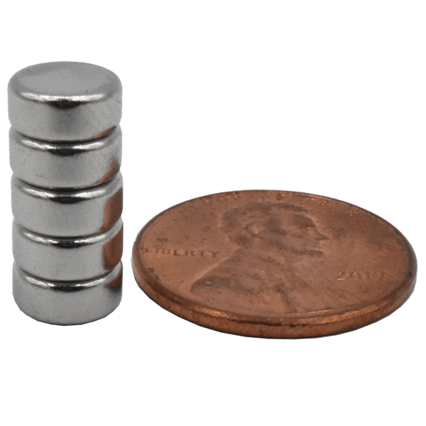 SuperMagnetMan Neodymium Disc Magnet.  Used as medical magnets, holding magnets, sensor magnets, consumer electronics magnets.  These disc magnets are strong rare earth neodymium magnets also used as automotive magnets. 